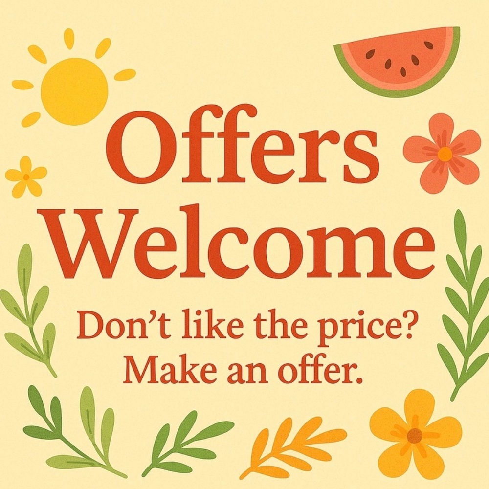 Offers Welcome!! ☀️